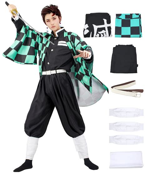 demon slayer costume|demon slayer costume with sword.